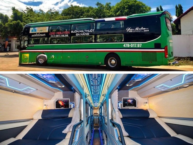 Nhà xe Cao Nguyên Limousine từ Đà Nẵng đi Gia Lai với loại xe Limousine 22 phòng đôi