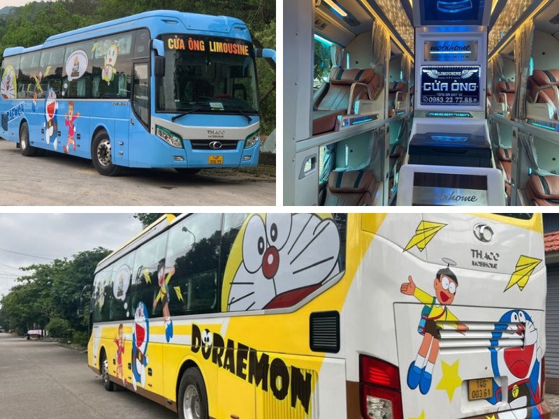Nhà xe Cửa Ông Bus từ Đà Nẵng đi Quảng Ninh với loại xe Limousine 34 phòng