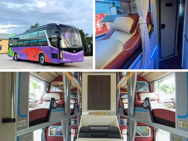 Nhà xe Đình Nhân từ Đà Nẵng đi Nha Trang với loại xe Limousine 32 phòng