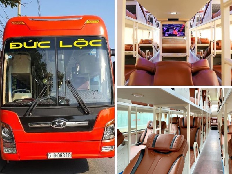 Nhà xe Đức Lộc từ Đà Nẵng đi Thanh Hóa với Loại xe Limousine 34 phòng