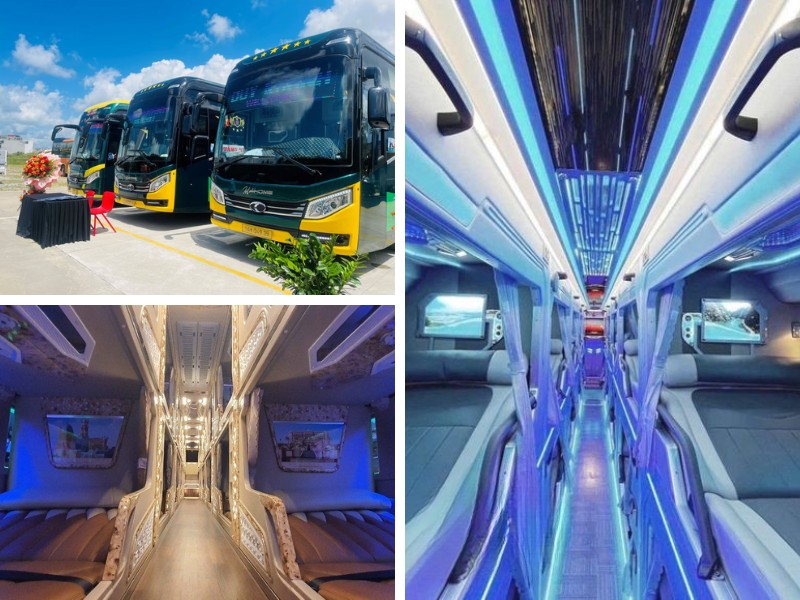 Nhà xe Duy Khánh Limousine từ Đà Nẵng đi Hà Tĩnh với loại xe Cabin đôi 24 phòng