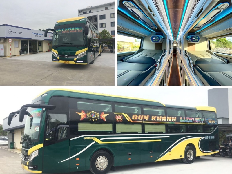 Nhà xe Duy Khánh Limousine từ Đà Nẵng đi Quảng Ninh với loại xe Cabin đôi 24 phòng