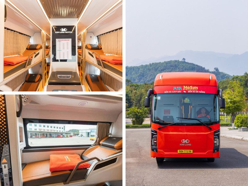 Nhà xe FUTA Hà Sơn từ Đà Nẵng đi Thanh Hóa với loại xe Limousine 34 chỗ