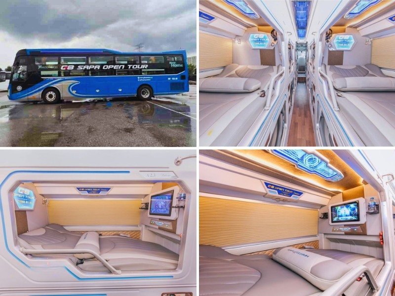 Nhà xe G8 SAPA OPEN TOUR từ Quảng Nam đi Hà Nội với xe Limousine giường 24 chỗ