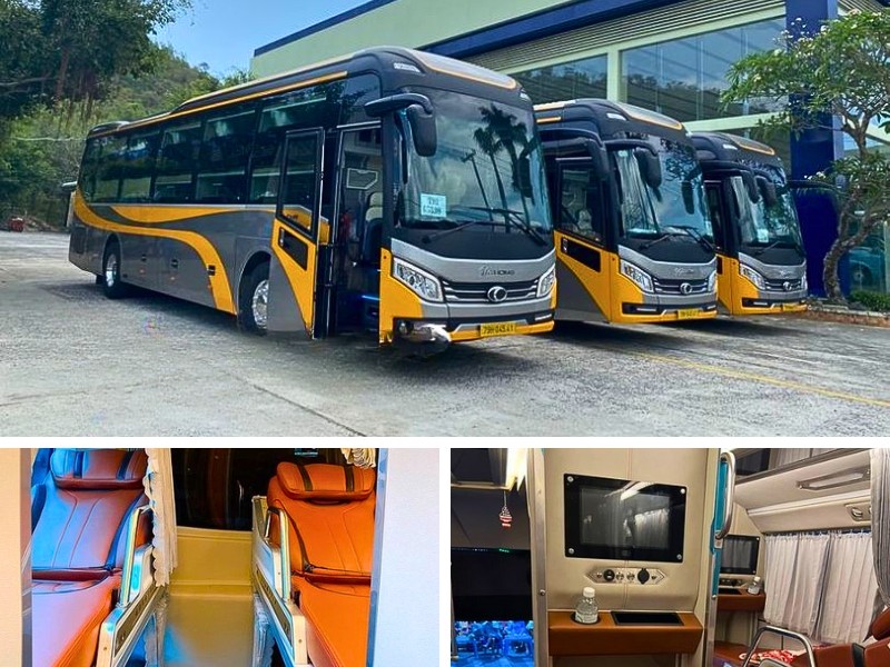 Nhà xe Hà Linh NT từ Đà Nẵng đi Phú Yên với xe Limousine 34 giường