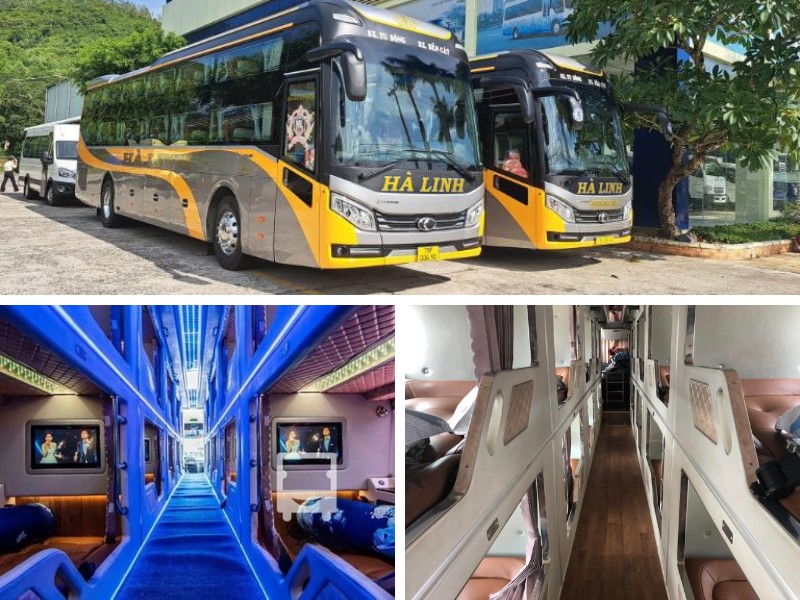 Nhà xe Hà Linh NT từ Đà Nẵng đi Nha Trang với Loại xe Limousine 22 Phòng Đơn