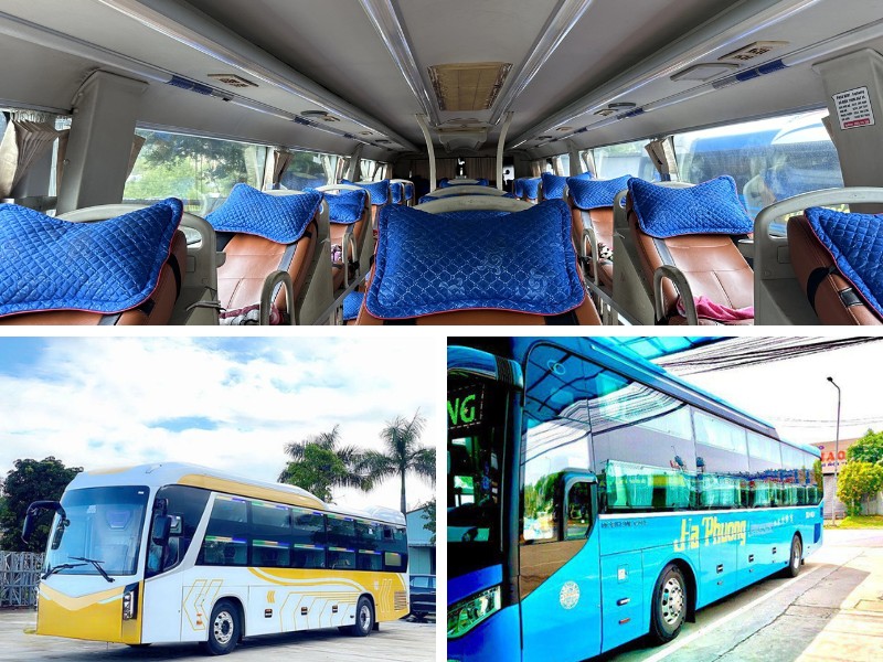 Nhà xe Hà Phương Limousine từ Đà Nẵng đi Nha Trang với loại xe giường nằm 41 chỗ