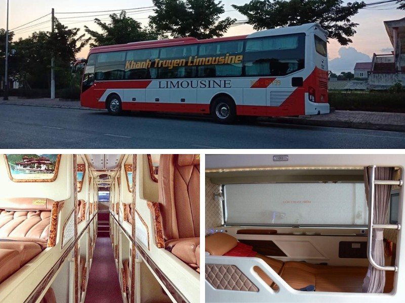 Nhà xe Khánh Truyền từ Đà Nẵng đi Hà Tĩnh với Loại xe Limousine giường phòng 22 chỗ
