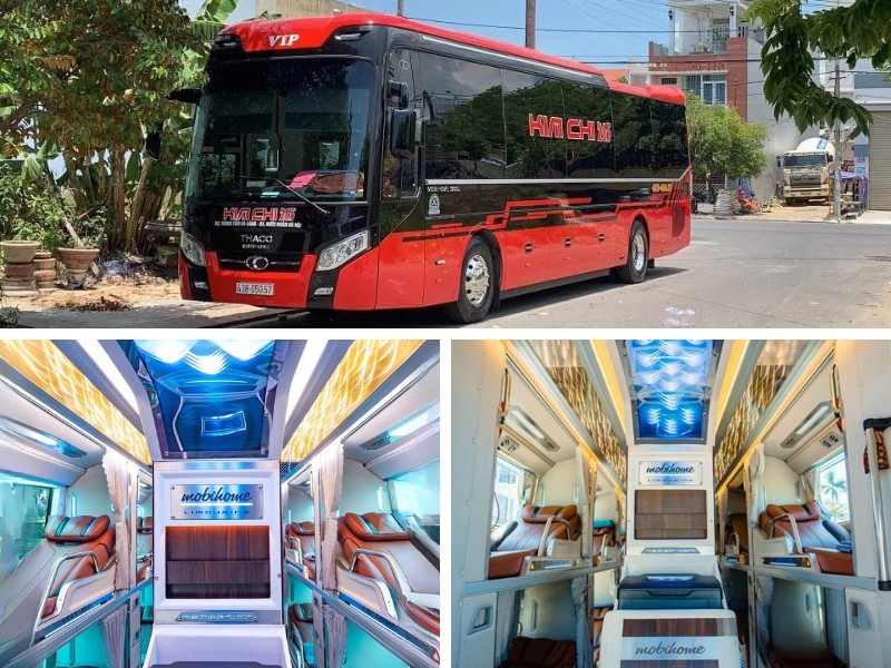 Nhà xe Kim Chi từ Đà Nẵng đi Nghệ An với loại xe Limousine giường nằm 34 phòng