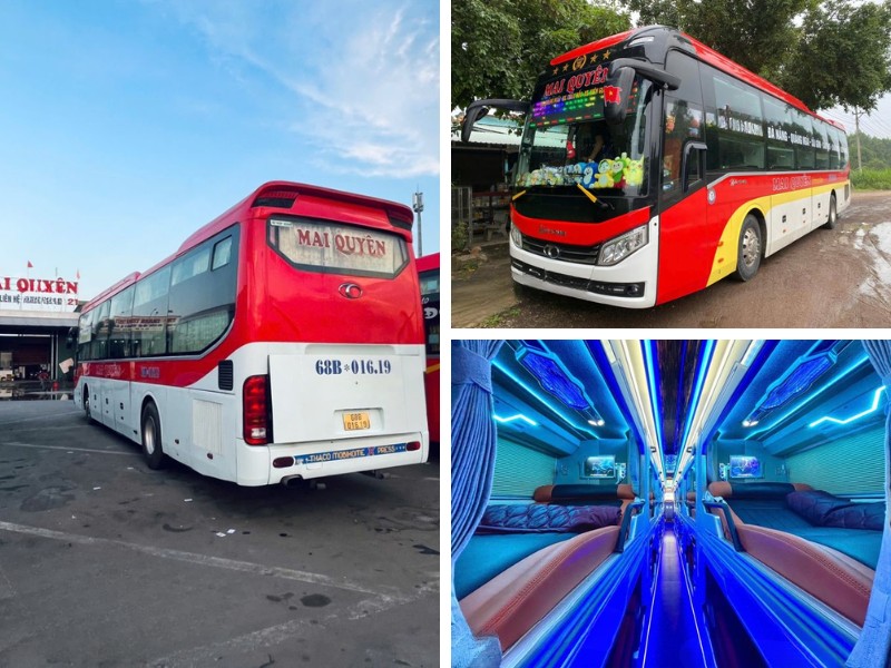 Nhà xe Mai Quyên từ Đà Nẵng đi Nha Trang với loại xe Limousine 34 Phòng