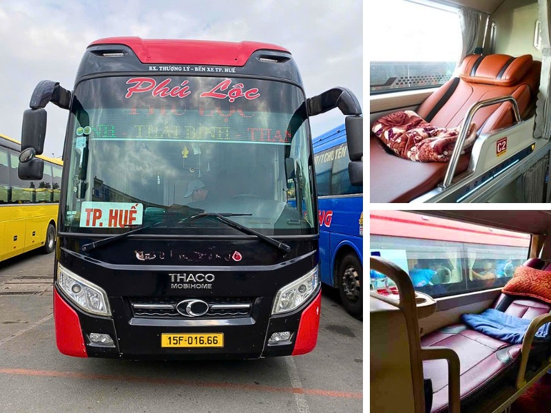 Nhà xe Phú Lộc từ Đà Nẵng đi Kon Tum với xe Limousine giường phòng 34 chỗ