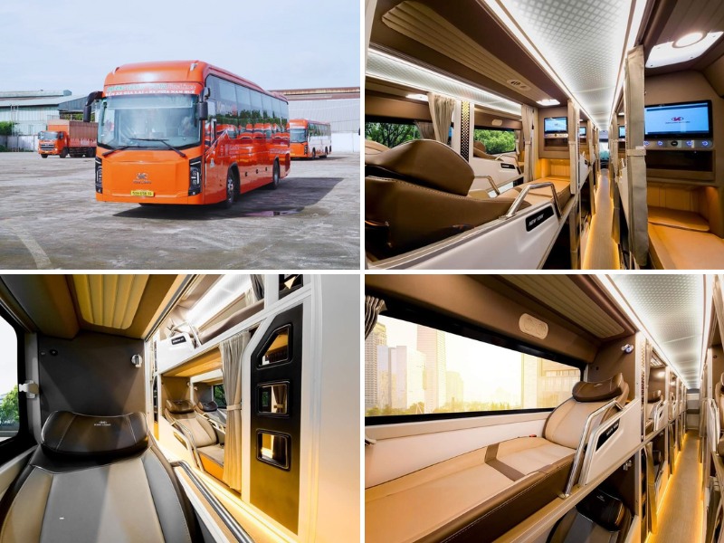 Nhà xe Phương Trang từ Huế đi Đà Lạt với loại xe Limousine 34 giường