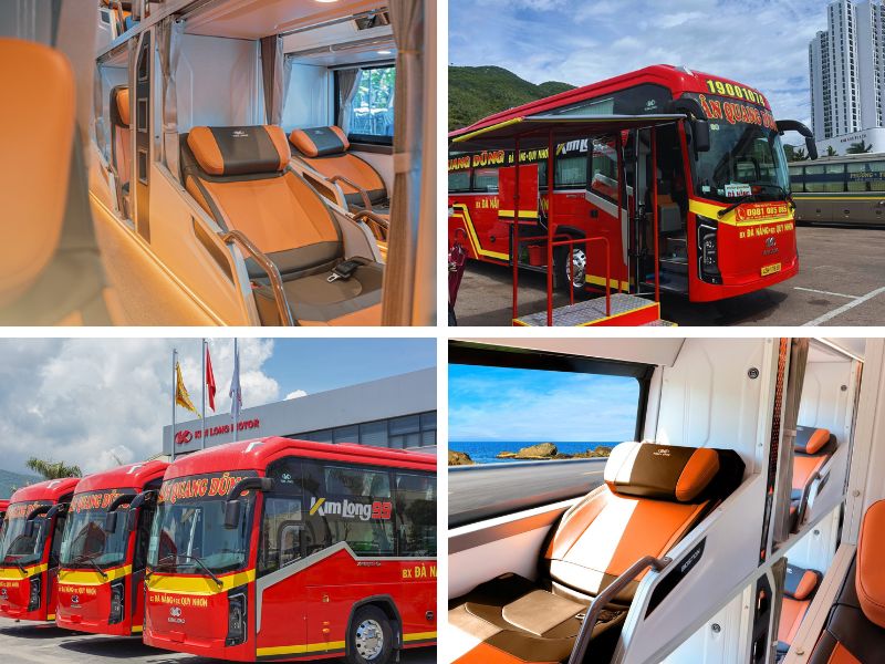 Nhà xe Tân Quang Dũng tuyến Đà Nẵng đi Sài Gòn với mẫu xe Limousine 32 phòng