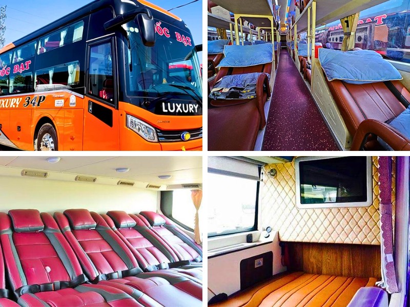 Nhà xe Quốc Đạt Đà Nẵng đi Phú Yên với xe Limousine 34 giường VIP