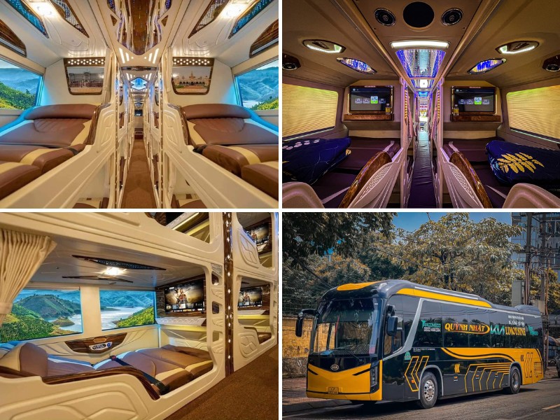 Nhà xe Quỳnh Nhật từ Đà Nẵng đi Bình Dương với loại xe Limousine 24 phòng