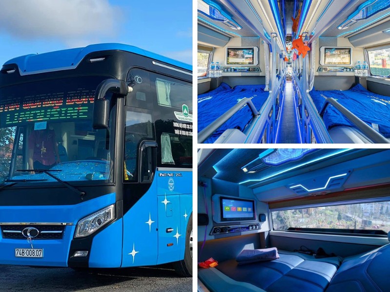Nhà xe Tân Quang Dũng từ Đà Nẵng đi Nghệ An với loại xe Limousine 22 phòng