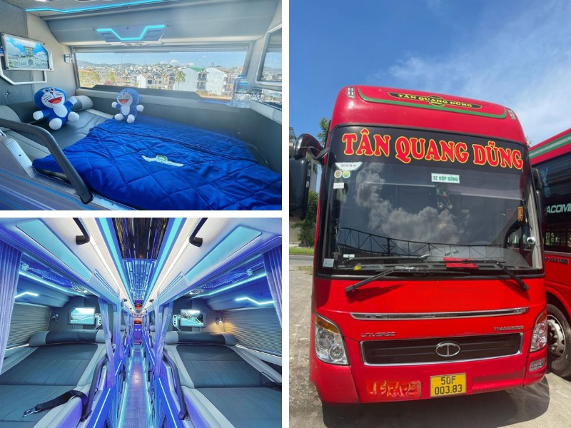Nhà xe Tân Quang Dũng từ Đà Nẵng đi Thanh Hóa với loại xe Limousine 22 phòng VIP