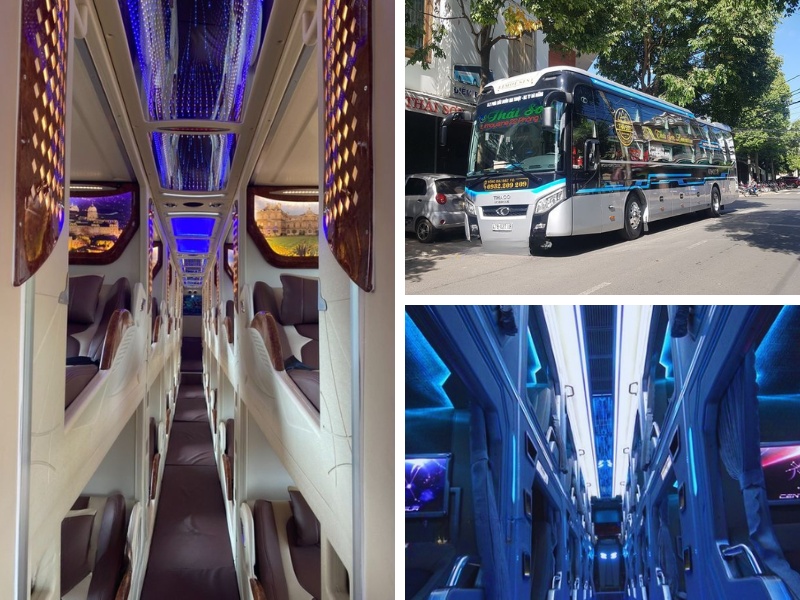 Nhà xe Thái Sơn từ Đà Nẵng đi Gia Lai với loại xe giường nằm 44 chỗ