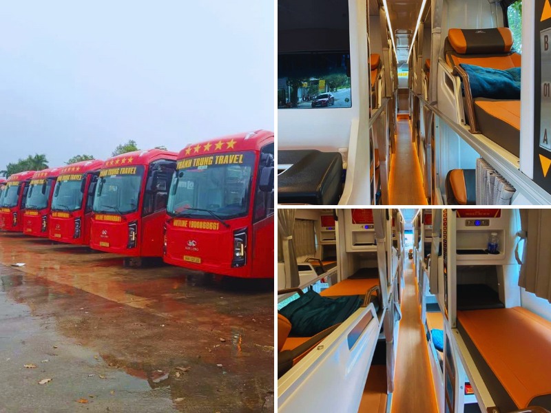 Nhà xe Thành Trung Travel từ Quảng Nam đi Hà Nội với xe Limousine 34 phòng