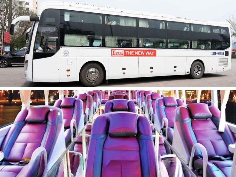 Nhà xe The New Way từ Đà Nẵng đi Quảng Ninh với mẫu xe giường nằm 42 chỗ