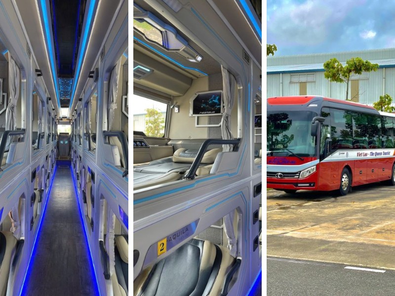 Nhà xe The Queen Tourist từ Đà Nẵng đi Nha Trang với Loại xe Limousine 22 Phòng