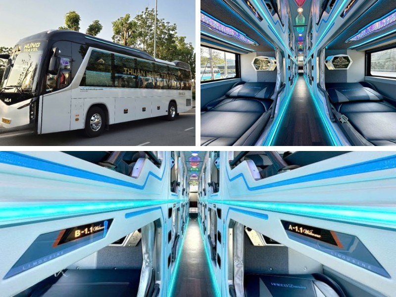 Nhà xe Thuận Hưng Travel từ Đà Nẵng đi Nha Trang với Loại xe 24 phòng đơn