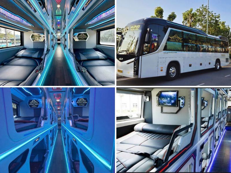 Nhà Thuận Hưng Travel từ Đà Nẵng đi Ninh Bình với loại xe Limousine 24 cabin đơn
