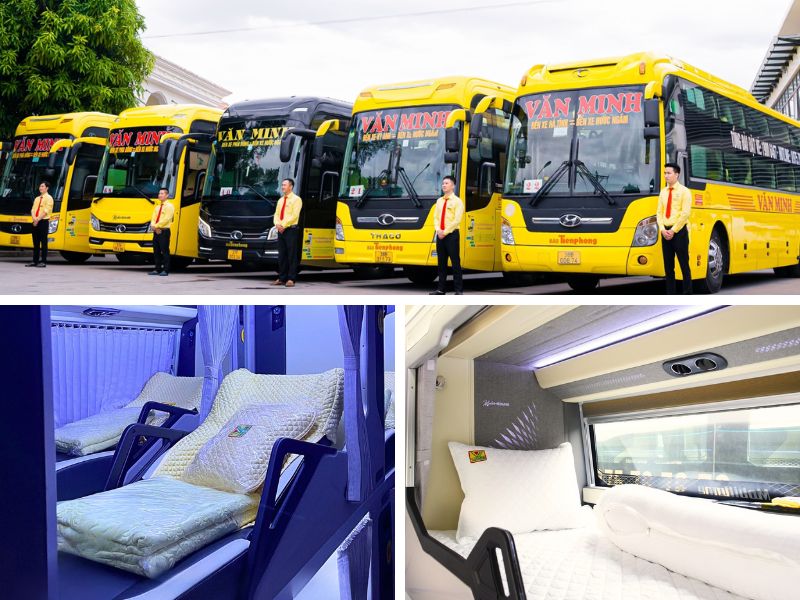Nhà xe Văn Minh tuyến Đà Nẵng đi Hà Nội với xe Limousine 21 phòng