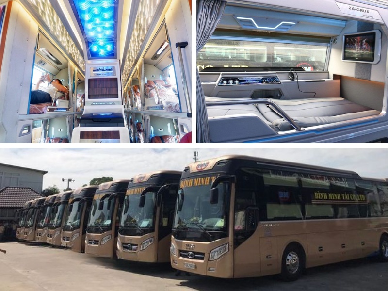 Nhà xe Bình Minh Tải từ Đà Lạt đi Đồng Nai với loại xe Limousine 22 phòng