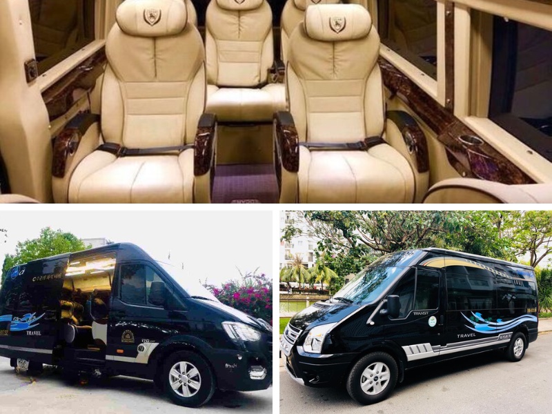 Nhà xe Cát Thiên Hải Limousine từ Đà Lạt đi Quy Nhơn với loại xe Limousine 9 chỗ