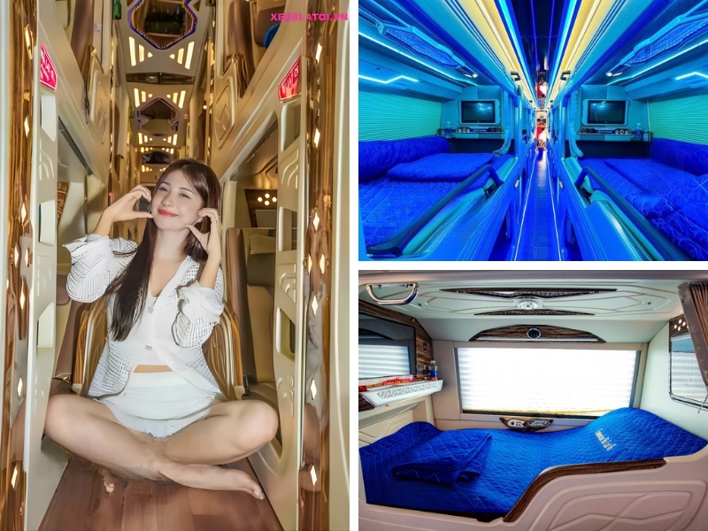 Nhà xe Đà Lạt Ơi từ Đà Lạt đi Đồng Nai với loại xe Limousine 24 phòng đôi