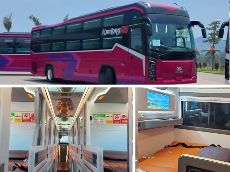 Nhà xe HM Happycar từ Đà Lạt đi Quảng Bình với loại xe Limousine 24 phòng sang trọng