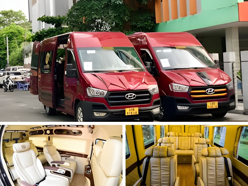 Xe LH Minh Trí tuyến Đà Lạt đi Nha Trang tiện nghi