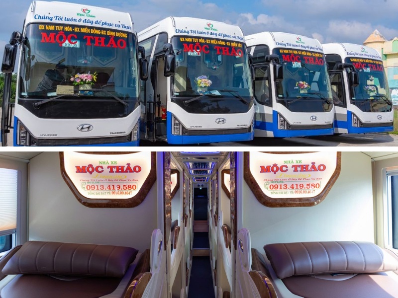 Nhà xe Mộc Thảo từ Đà Lạt đi Quy Nhơn