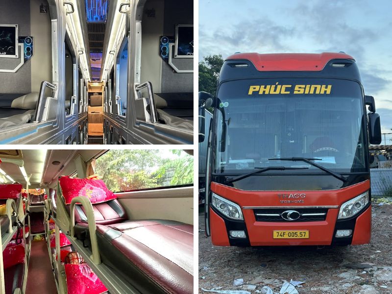Nhà xe Phúc Sinh tuyến Đà Nẵng đi Bình Phước