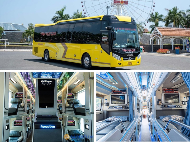 Nhà xe Tân Kim Chi từ Đà Lạt đi Hội An với dòng xe Limousine giường phòng 22 chỗ