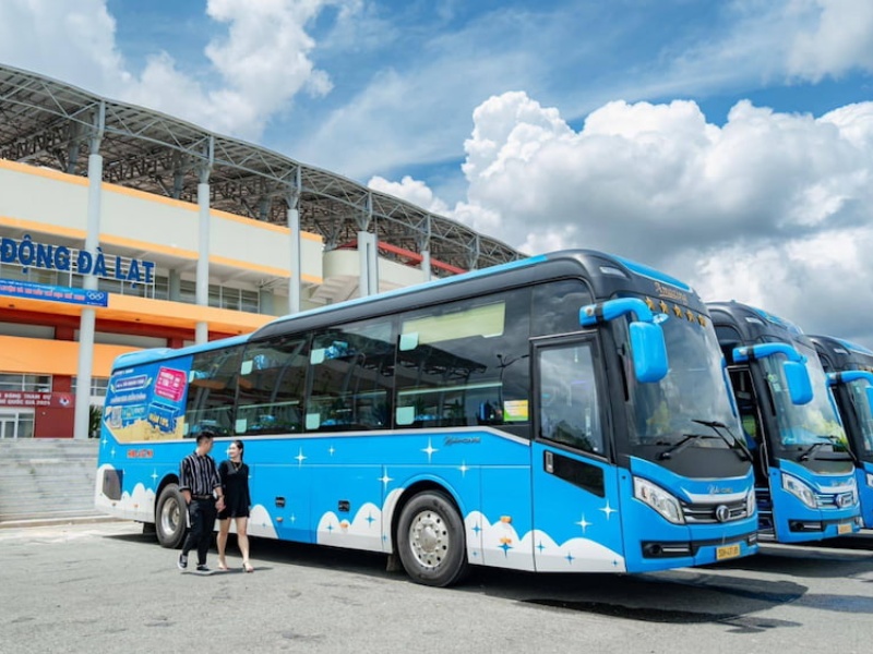 Nhà xe Tân Quang Dũng từ Đà Lạt đi Quảng Trị với dàn xe Limousine 22 phòng đôi