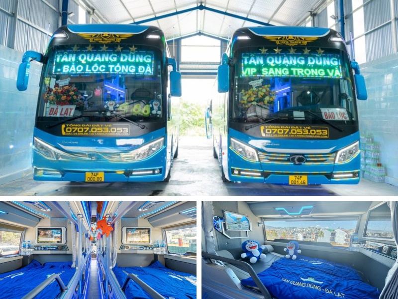 Nhà xe Tân Quang Dũng từ Đà Lạt đi Quy Nhơn