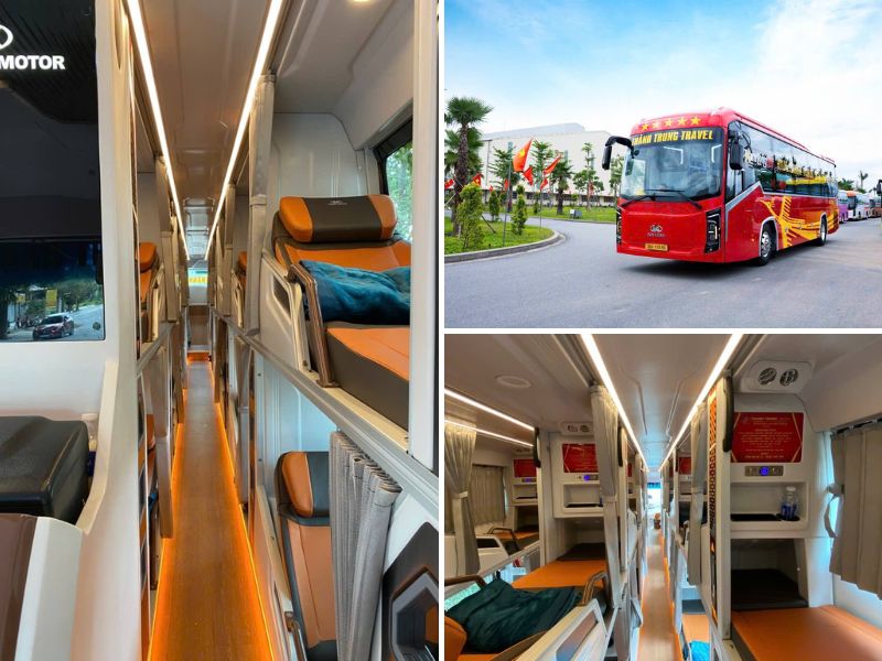 Nhà xe Thành Trung Travel từ Hội An đi Sài Gòn với loại xe Limousine 34 phòng