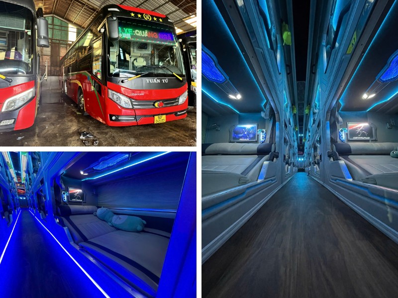 Nhà xe Tuấn Tú Express Quy Nhơn đi Sài Gòn