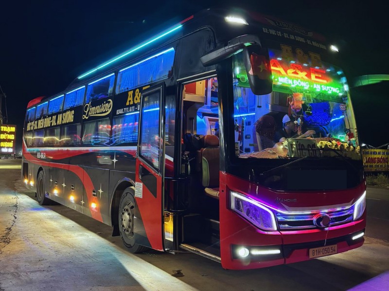 Nhà xe A&E Travel từ Quảng Nam đi Gia Lai