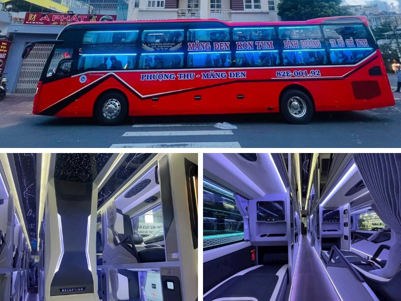 Nhà xe Phượng Thu Quy Nhơn đi Kon Tum
