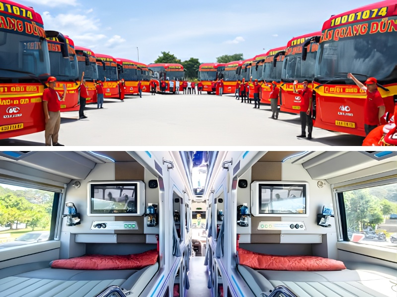 Nhà xe Quang Dũng Vip Limousine từ Đà Lạt đi Huế