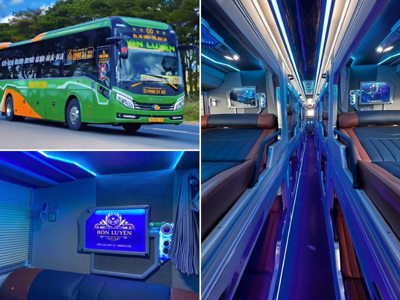 Nhà xe Bốn Luyện Express tuyến Quảng Ngãi - Sài Gòn