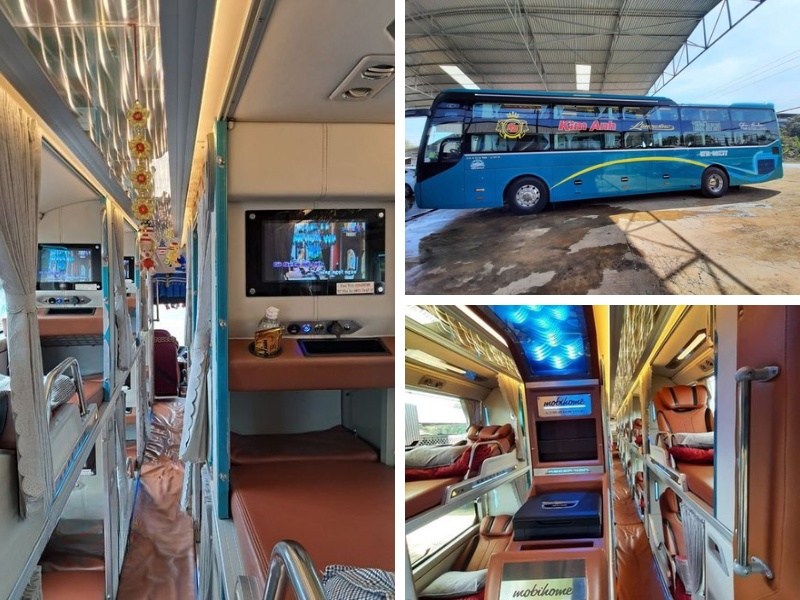 Nhà xe Kim Anh từ Đà Lạt đi Buôn Ma Thuột với loại xe Limousine 34 phòng