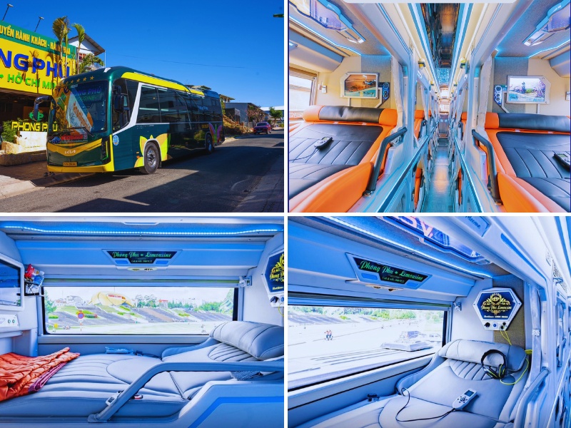 Nhà xe Phong Phú từ Bình Dương đi Đà Lạt