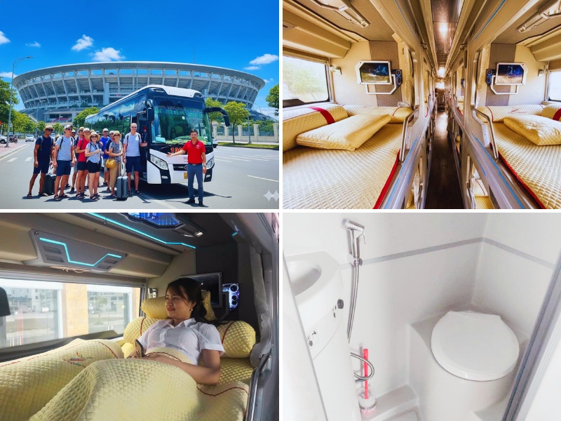 Xe 20 phòng đôi từ Huế đi Đà Nẵng và Hội An