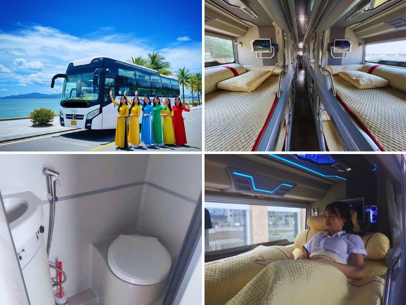 Xe Limousine 20 phòng nằm đôi từ Hội An đi Huế